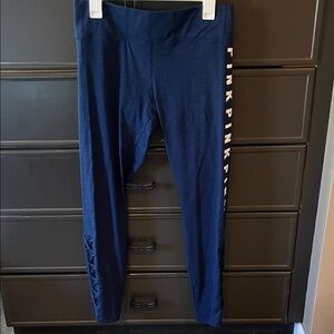 PINK Victoria'sSecret Cozy Navy Leggings